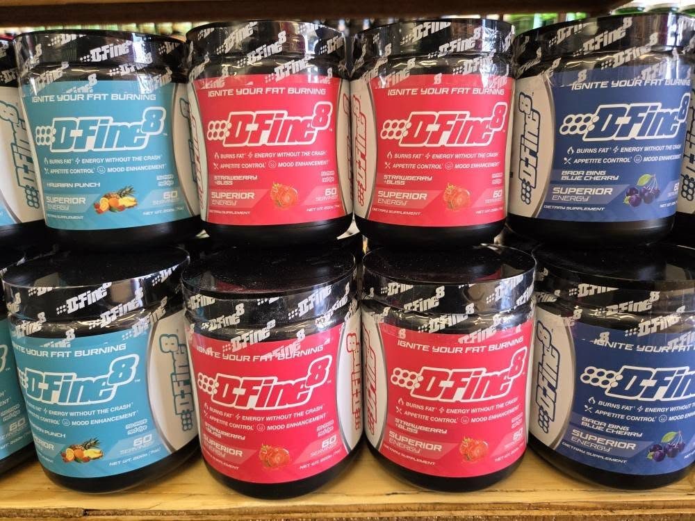 D-Fine8 stocked across the shelf