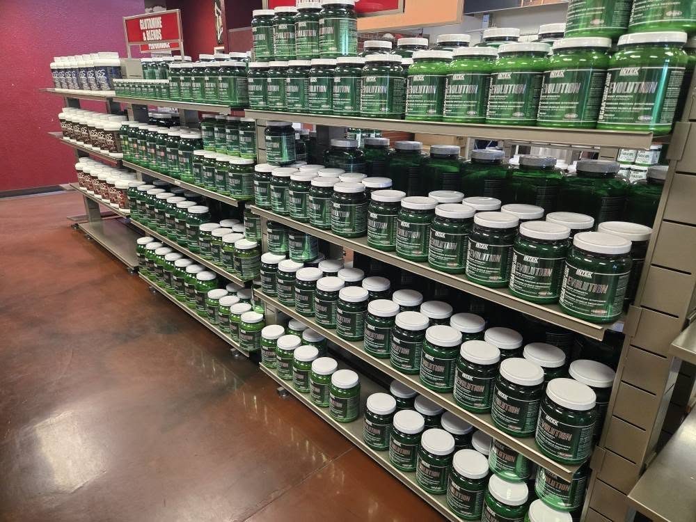 Intek protein lining the shelf wall