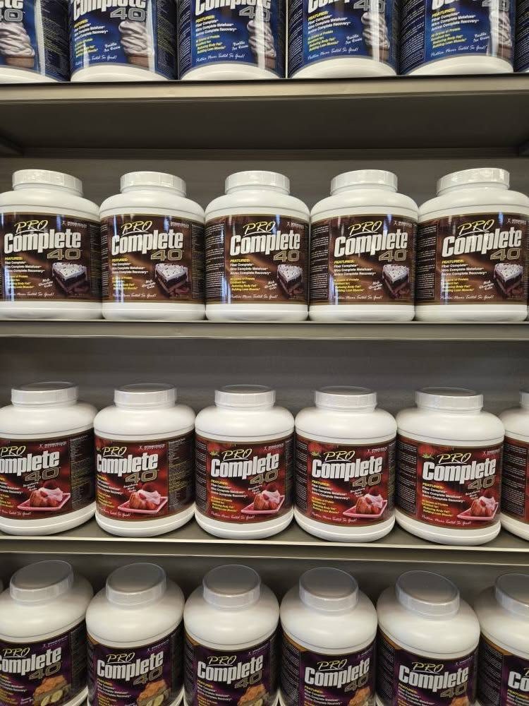 Pro Complete 40 stocked on the wall