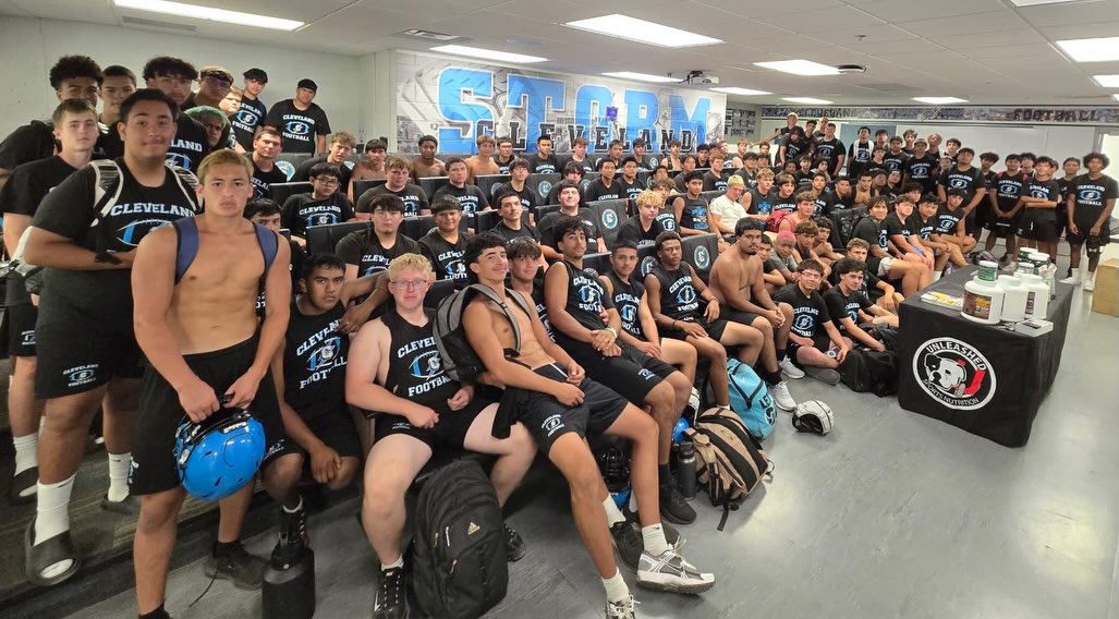 High school football team with Unleashed